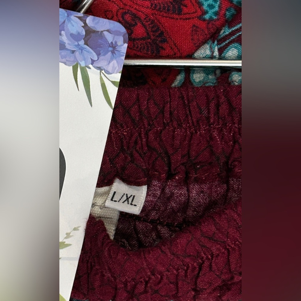 M126 // Boho Harem Pants // EUC // L/XL - Picture 2 of 2